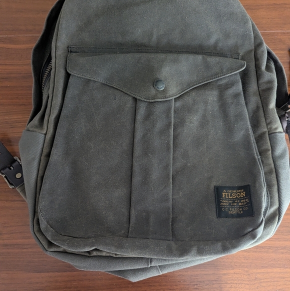 New Filson Journeyman Backpack Otter Green - Picture 3 of 6